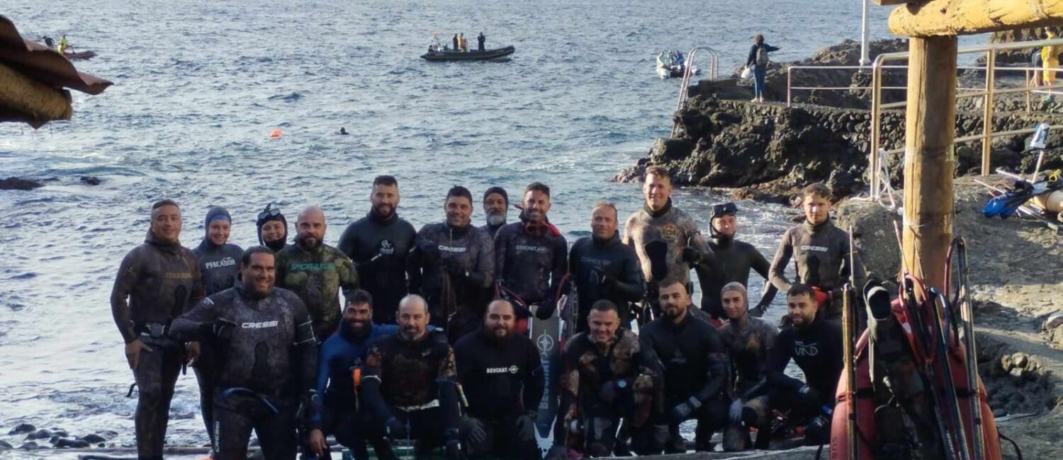 Villa de Mazo dinamiza sus costas con el Campeonato de Canarias individual de Pesca Submarina
