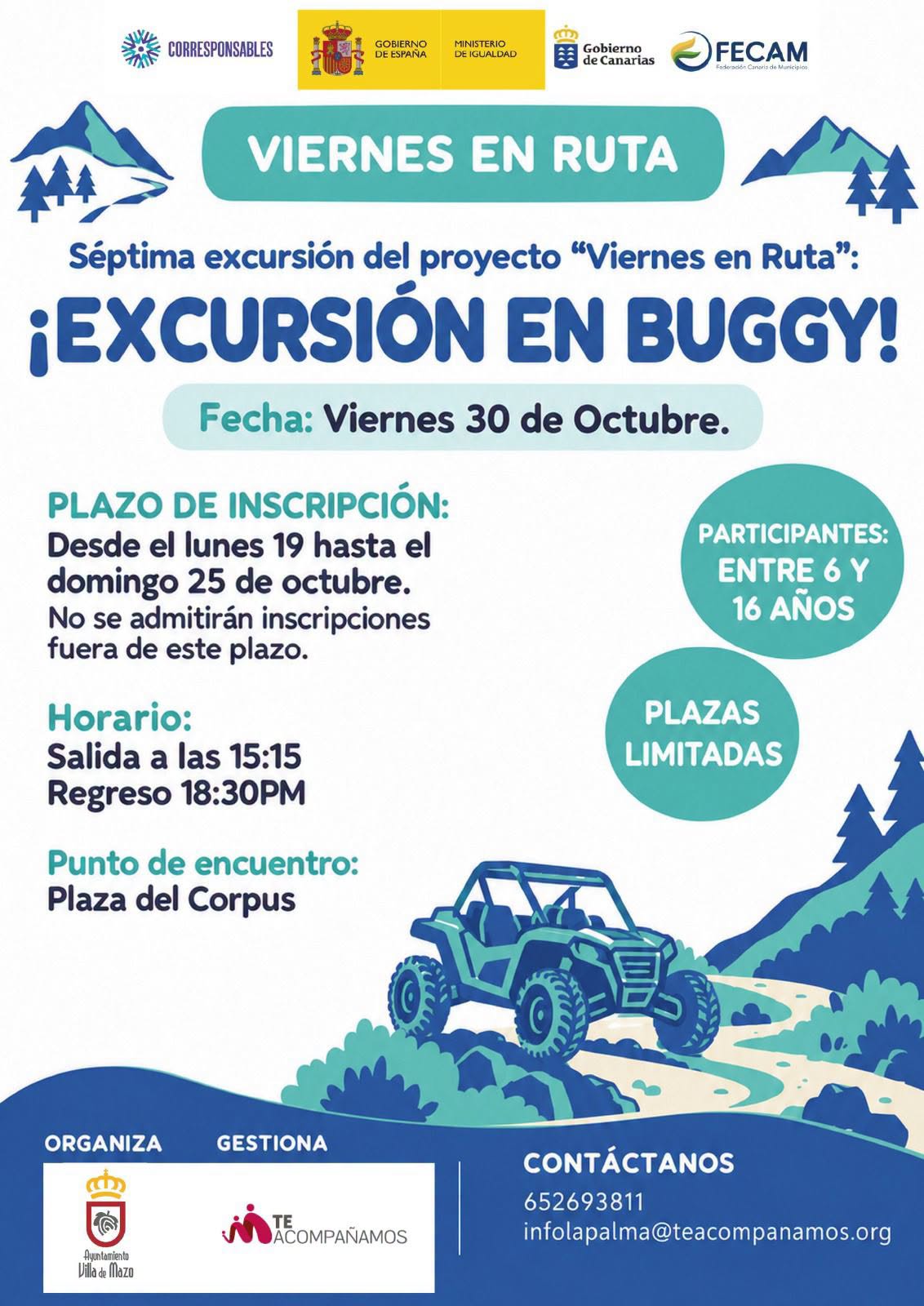 ¡EXCURSIÓN EN BUGGY!